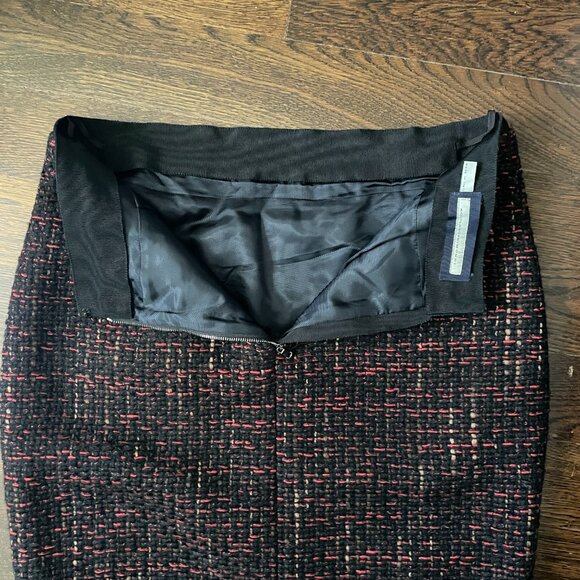 Vintage Aquilano Rimondi Tweed Italian Skirt wool/Cotton-Sz.46 (US 10) - Picture 5 of 11